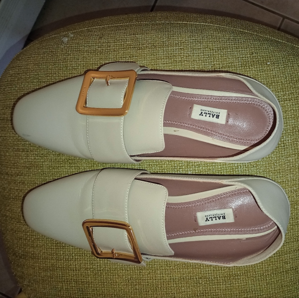 Bally leather flats